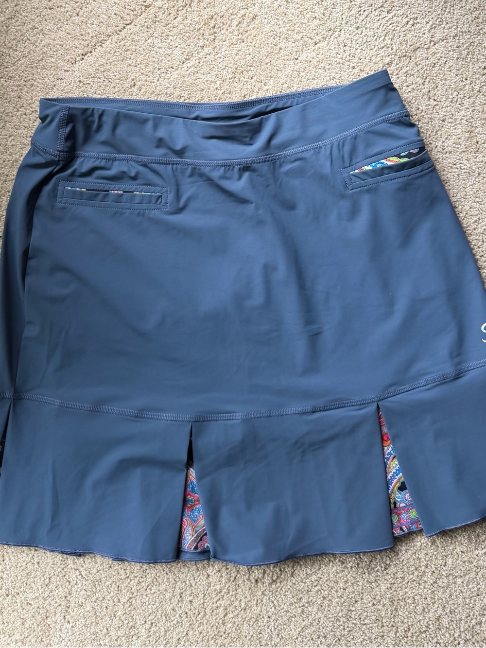 Sofibella Panel Skort in Slate Blue